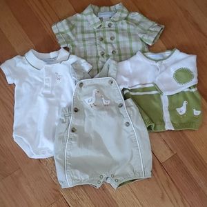 Janie and Jack duckling layette collection